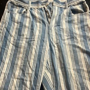 Striped American eagle jeans
